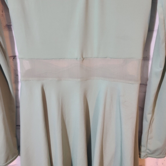 Weissman Dance Costume Dress Sage Green Jazz Ballet Small Adult - Picture 7 of 7